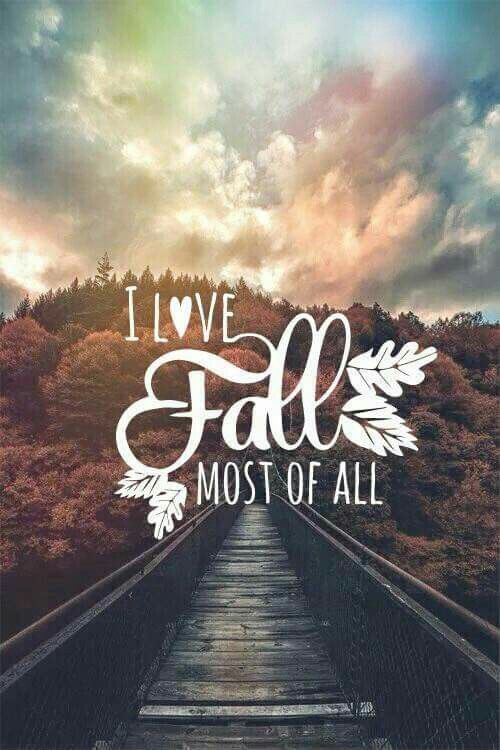 I Love Fall Most of All!
